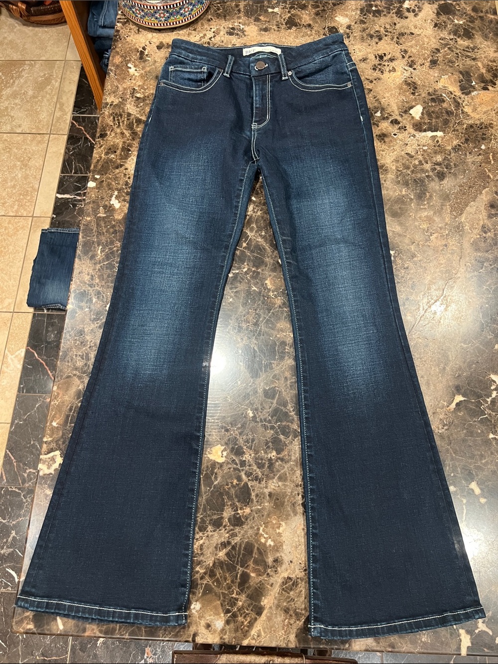 BKE Dark Indigo Flare Jeans